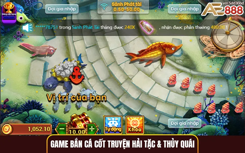 bắn cá đổi thưởng AE388 cốt truyện Hải Tặc