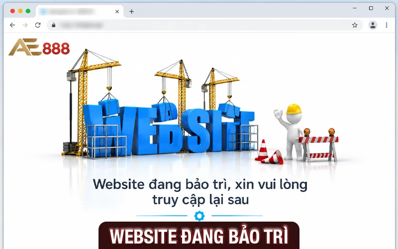 Website đang bảo trì link ae888